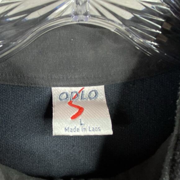 Odlo Sweatshirt Mens L Red Gray Long Sleeve Running Performance Pullover 1/4 Zip - Picture 4 of 11